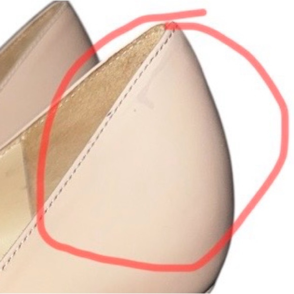 Prada Nude Patent Pointed-Toe Pumps - Picture 9 of 9